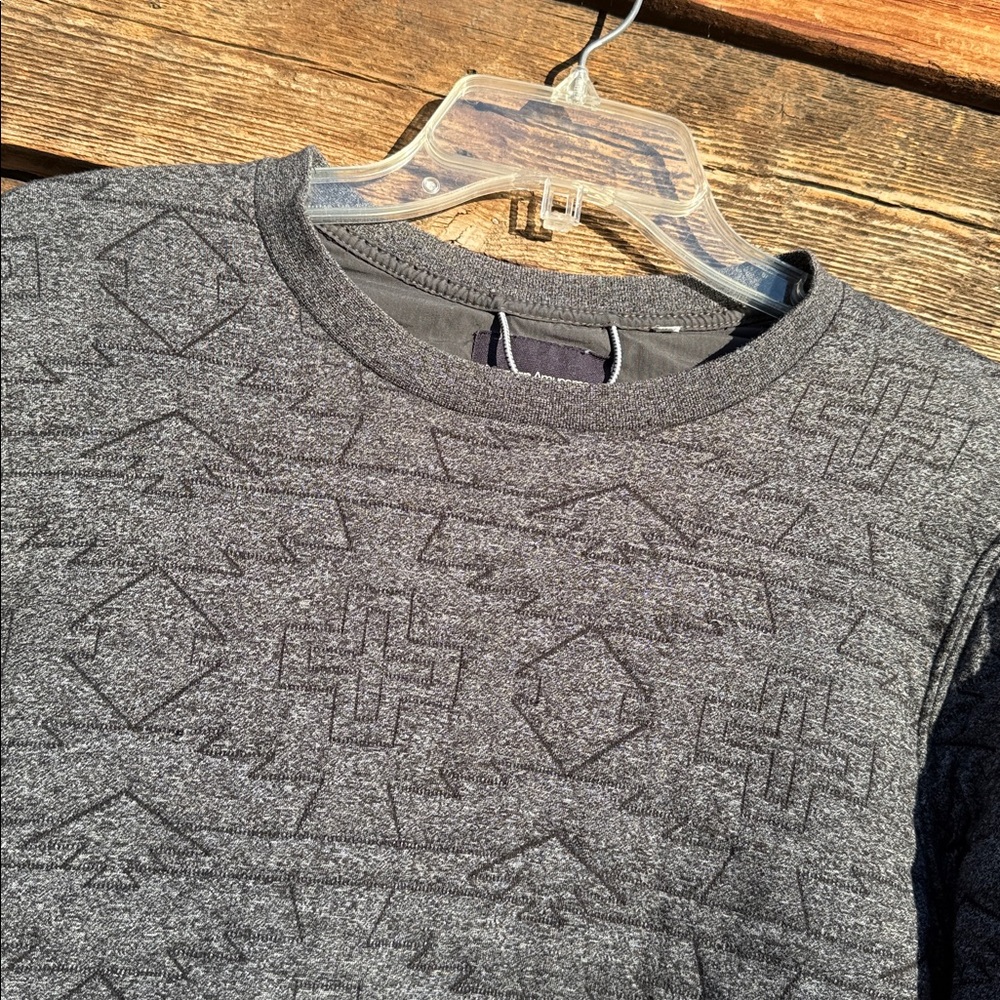 Modern amusement stitched Aztec pattern pullover - image 3